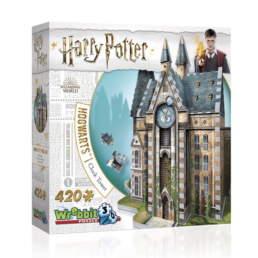 Wrebbit Harry Potter Tylypahkan Kellotorni 3D-Palapeli | Palapelit