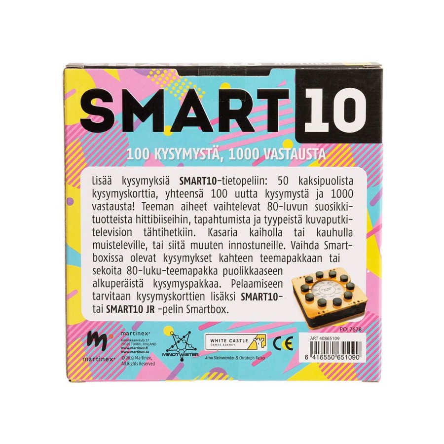 Peliko Smart10-Kysymykset 80-Luku | Seurapelit