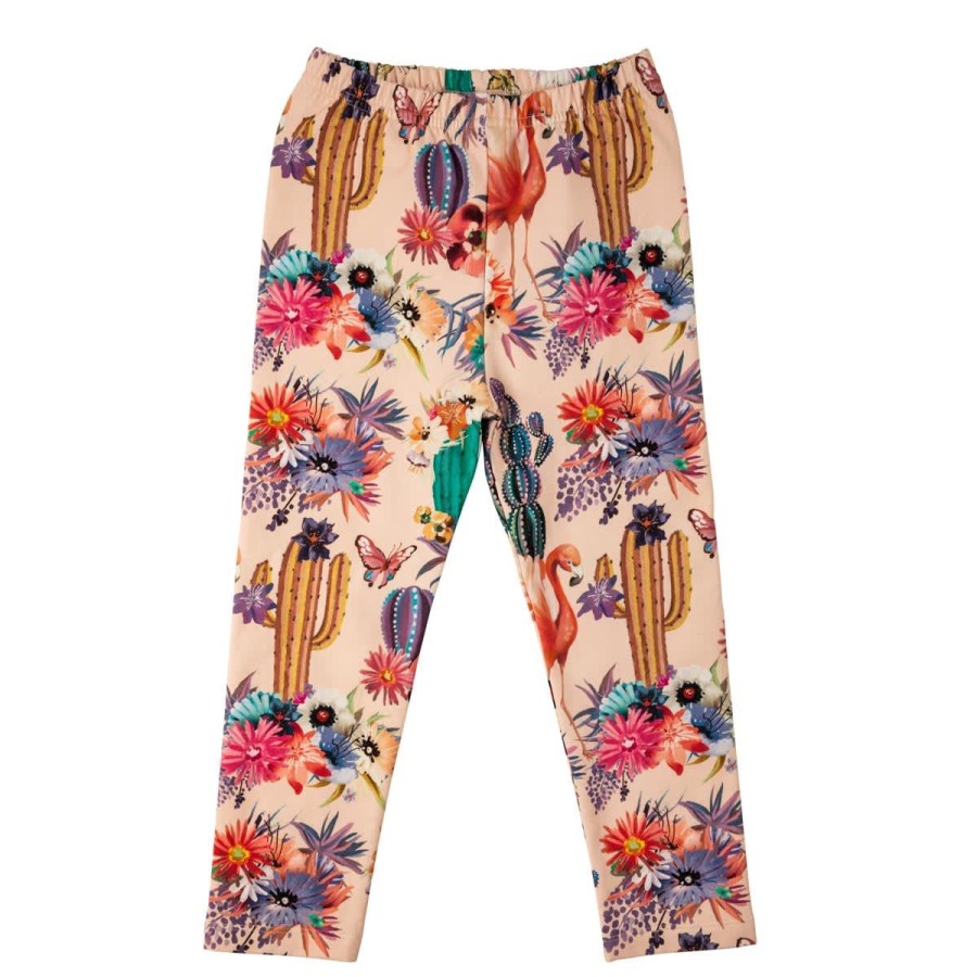 Ma-ia Family Flamingo-Leggingsit Beige | Lapset