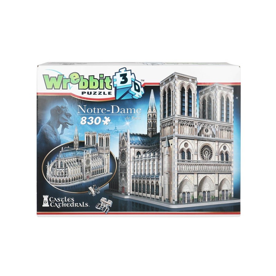 Wrebbit Notre Dame De Paris 3D-Palapeli | Palapelit