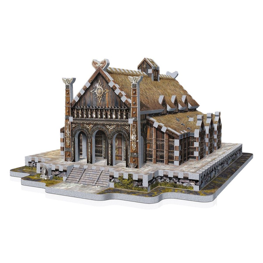 Wrebbit Lotr Golden Hall Edoras 3D-Palapeli | Palapelit