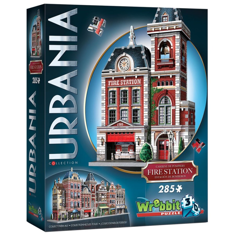 Wrebbit Urbania Fire Station New 3D-Palapeli | Palapelit