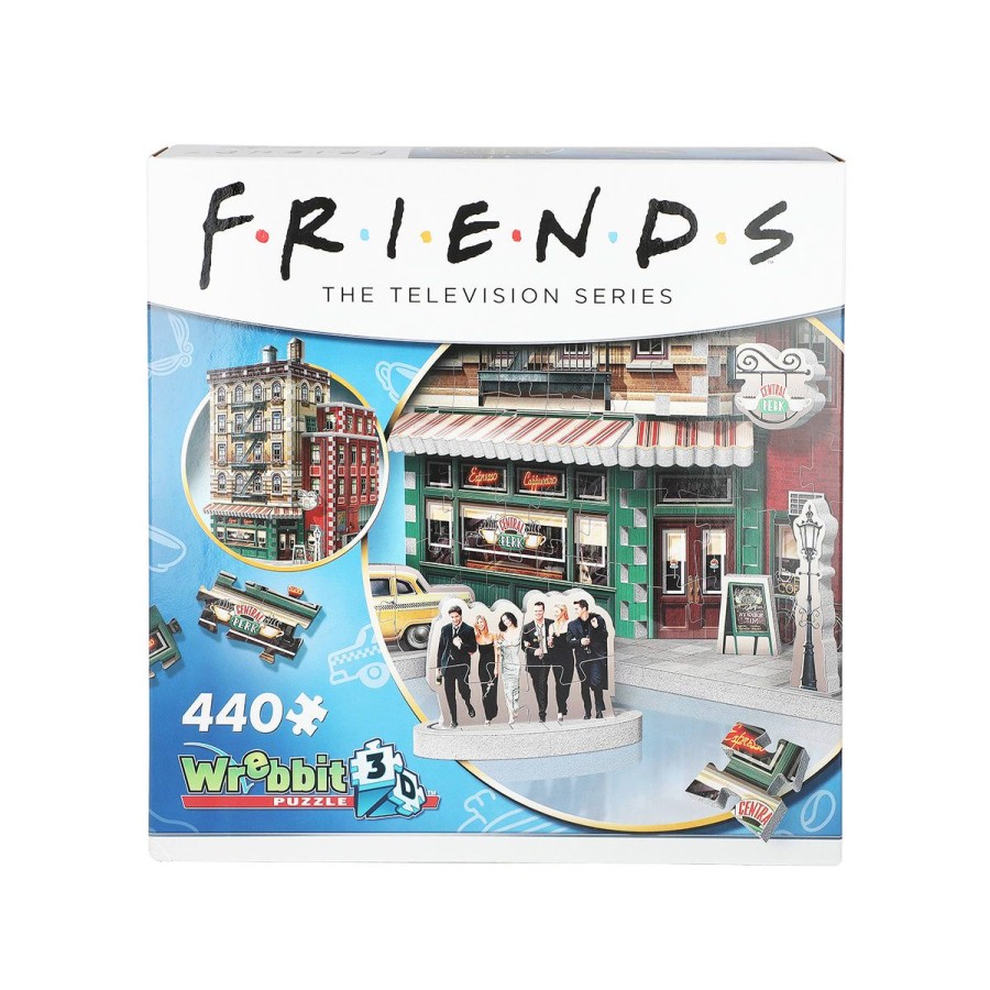 Wrebbit Friends Central Perk 3D-Palapeli | Palapelit