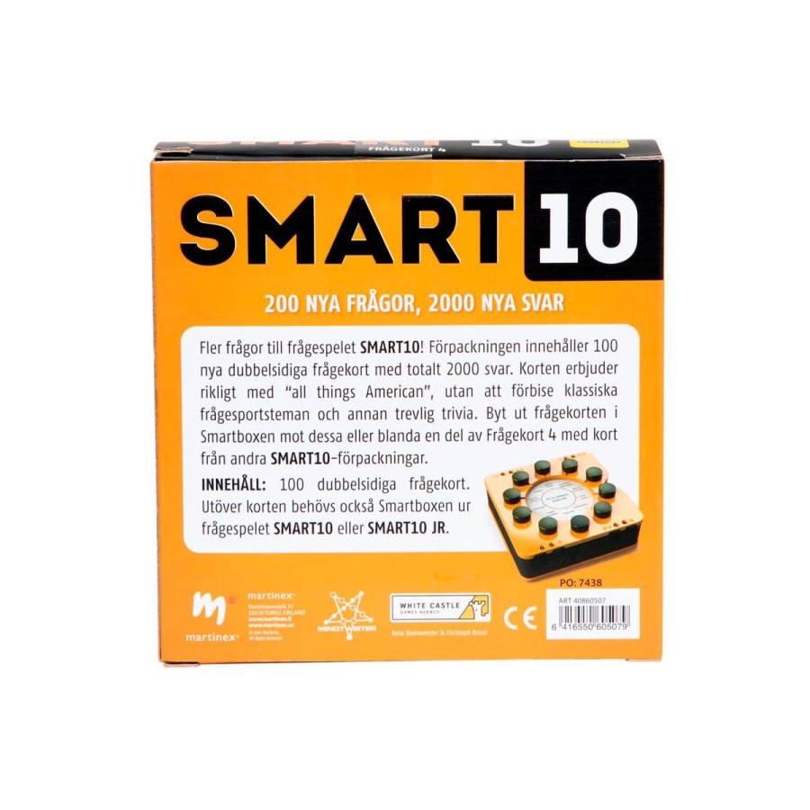 Peliko Smart10 Fragekort 4 (Svenska) | Seurapelit