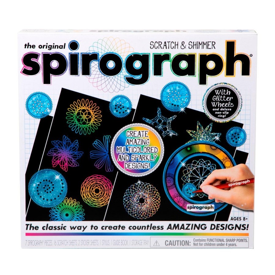 Spirograph Saihkyvat Raaputuskuviot | Askartelu