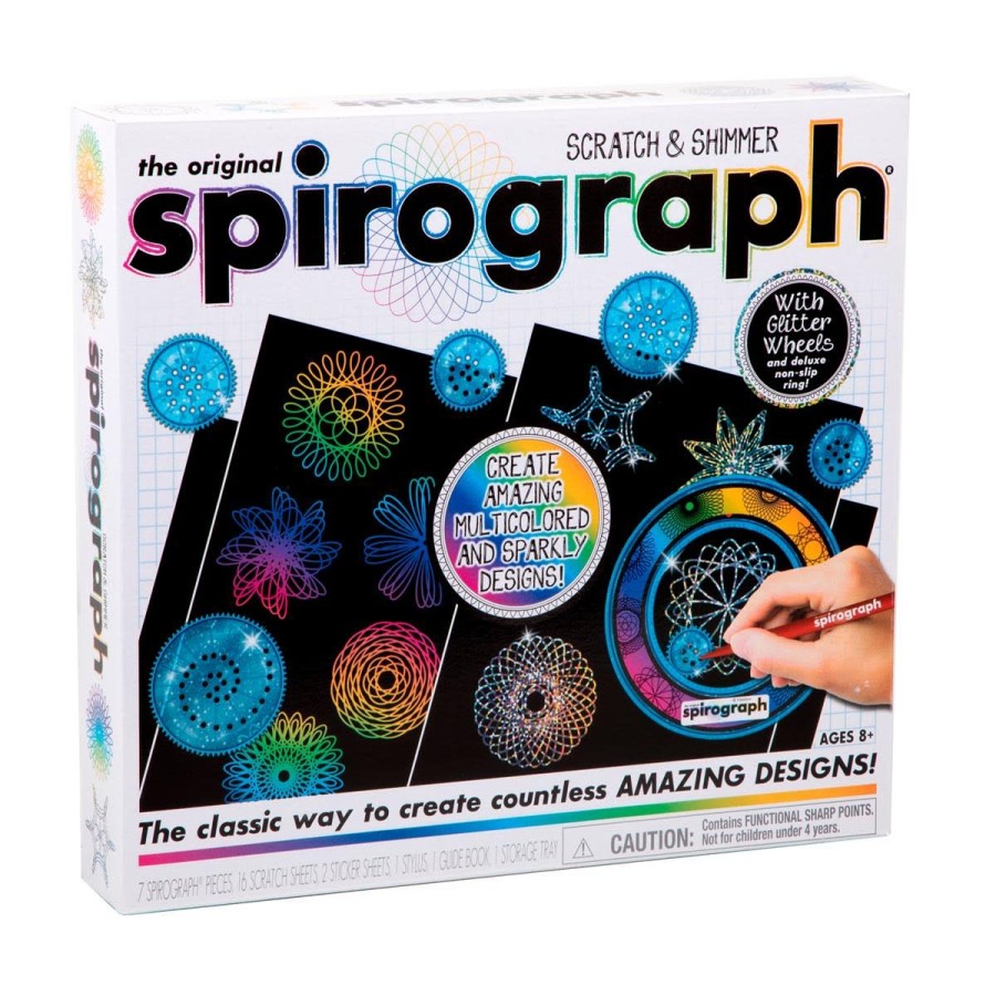 Spirograph Saihkyvat Raaputuskuviot | Askartelu