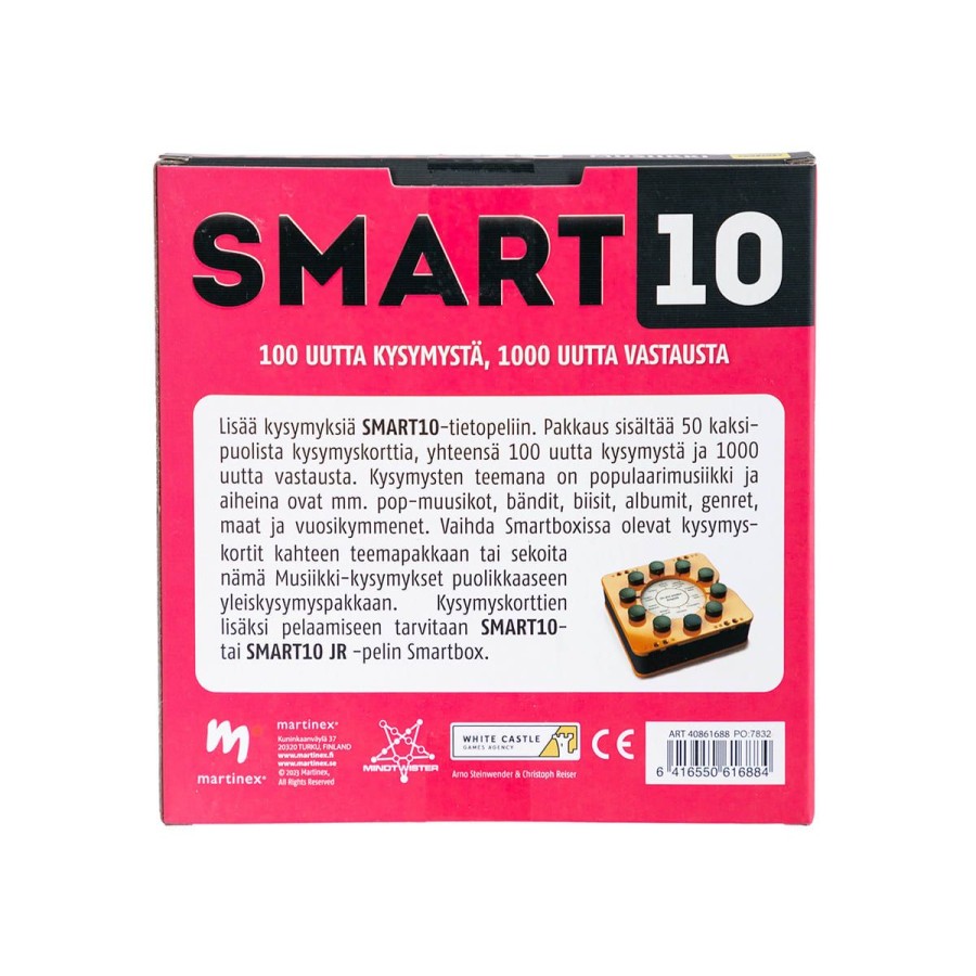 Peliko Smart10-Kysymykset Musiikki | Seurapelit